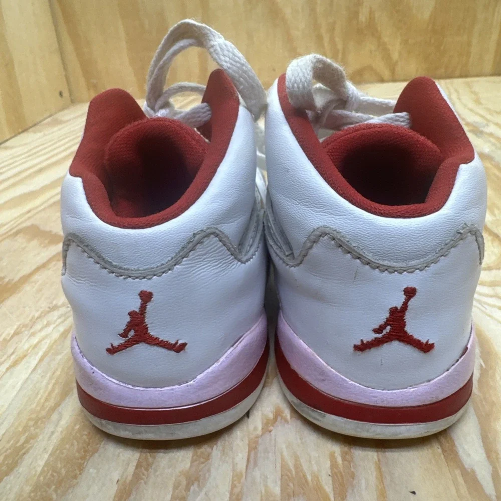 Nike Jordan 5 Retro Pink Foam‎ Toddler Shoes 7C Girls 725172-106 Baby Sneakers